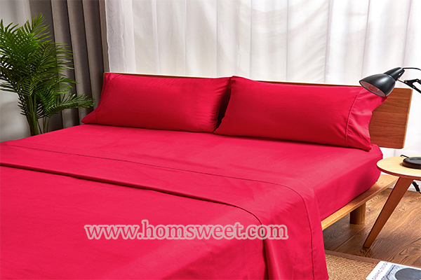 Elegant Solid Microfiber 4pc Sheet Set