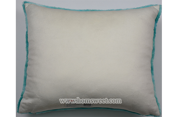  Pad Dyeing Faux Fur Pillow