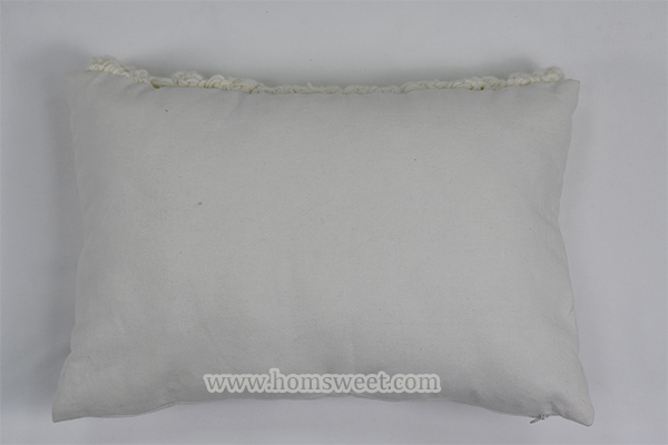  Luxury Decorative Knitted Pillow With Crochet  