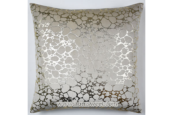 Luxury Foil Printed Velvet Pillow    