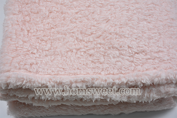 Simply 1 layer Sherpa throw