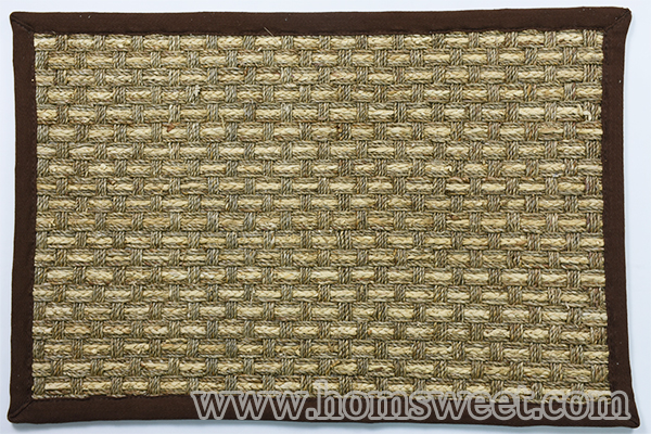 Faux Fur Sisal Outdoor Mat